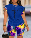 Two Piece Sets Womens Summer Fashion Streetwear-shorts-Bennys Beauty World