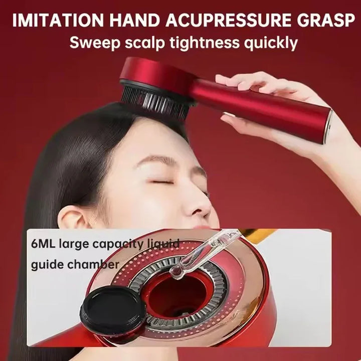 3 Modes Electric Massage Comb Portable Red Light Laser