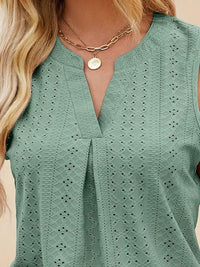 Women's Blouses Summner Casual Light V-neck Houllow Out Clothing