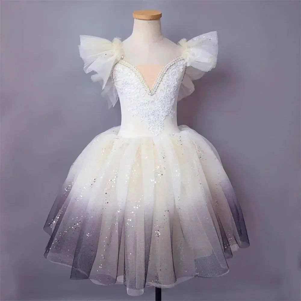 Girls Ballet Tutu Dress – Leotard & Skirt Dance Costume for Kids-Dresses-Bennys Beauty World