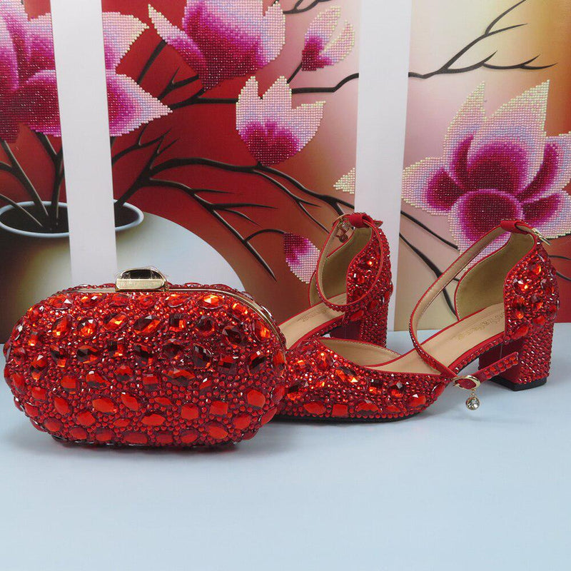 Wedding Shoes With Matching Bags-Shoe-Bennys Beauty World