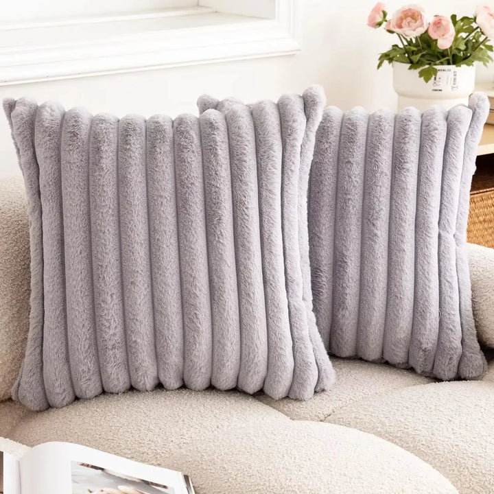 Faux Fur Sofa Cushion Cover - Bennys Beauty World