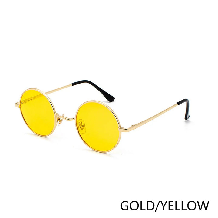 Retro Round Polarized Sunglasses | UV400 Metal Frame Unisex