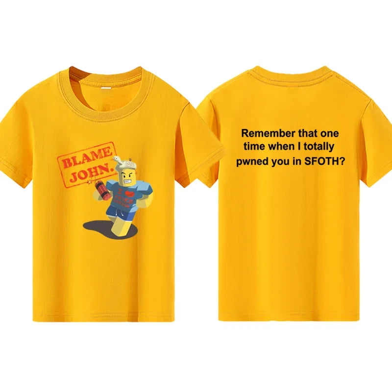 Kids Printed Graphic T-Shirt | Boys &amp; Girls Summer Casual Tee | Ages 7–13