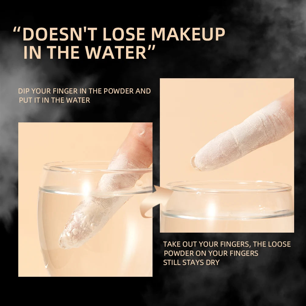 QIBEST Face Loose Powder Minerals Matte Setting Powder