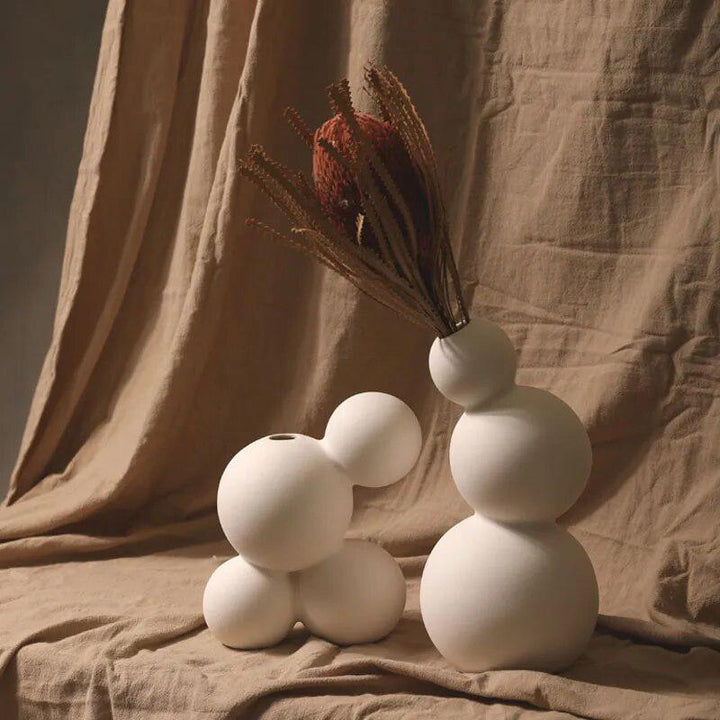 Nordic Ceramic Balloon Vase-Arlik interiors