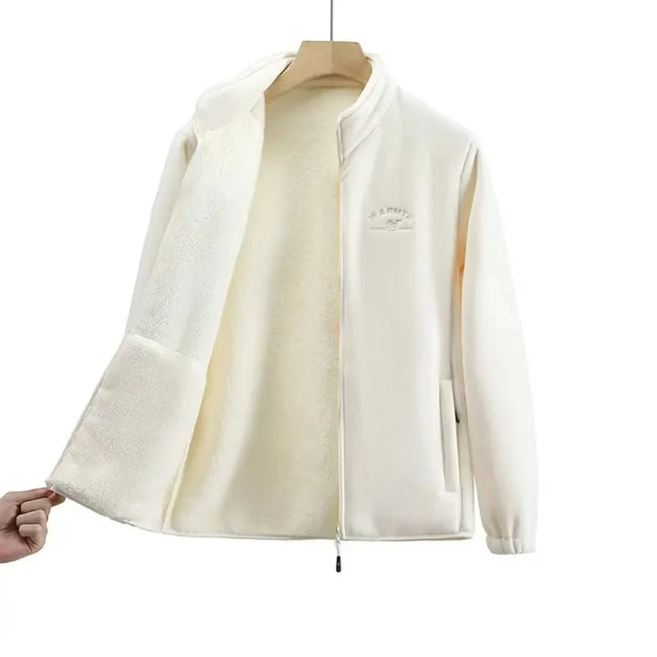 Women's Wool Liner Coat Winter Loose-Fit Full Sleeve  Coat