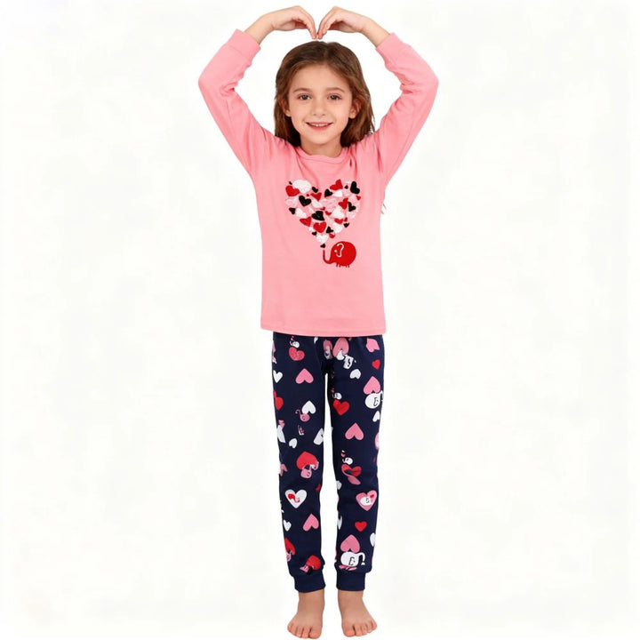 Kids Animal Print Long-Sleeve Pyjama Set | Boys &amp; Girls Sleepwear | Ages 2–7