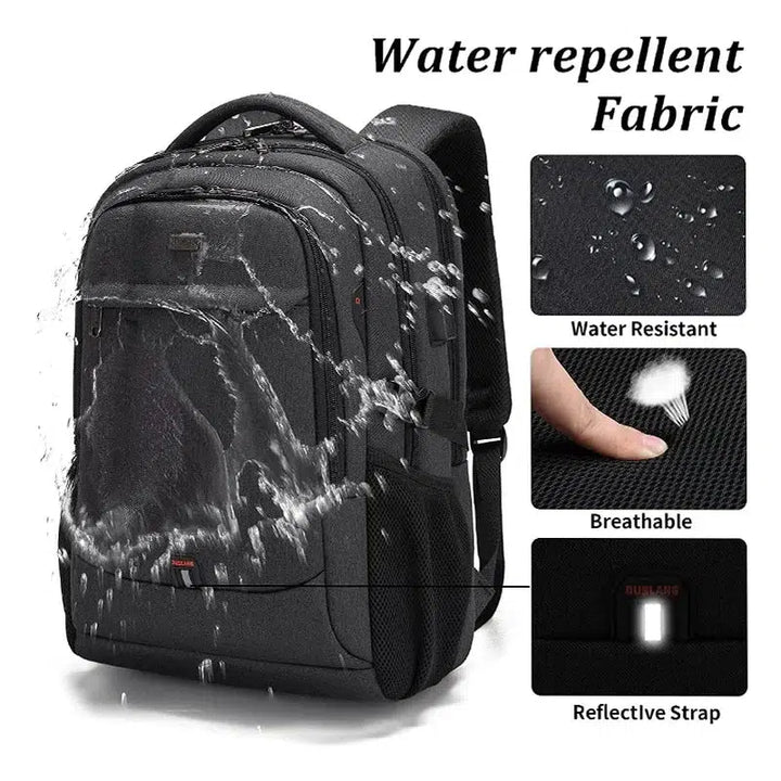 Laptop Backpack For Men USB Waterproof Travel Bag-backpack-Bennys Beauty World