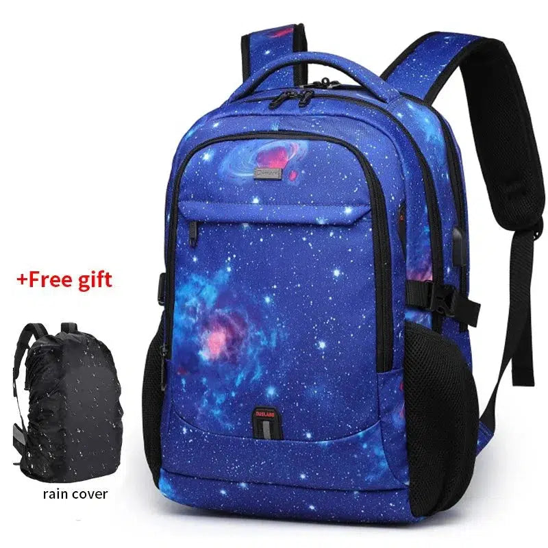 Laptop Backpack For Men USB Waterproof Travel Bag-backpack-Bennys Beauty World