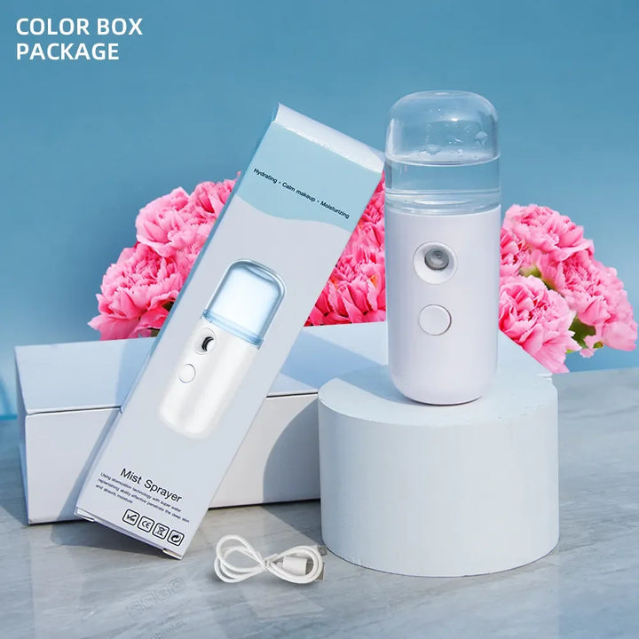 Portable Rechargeable Small Facial Steamer 30 ml