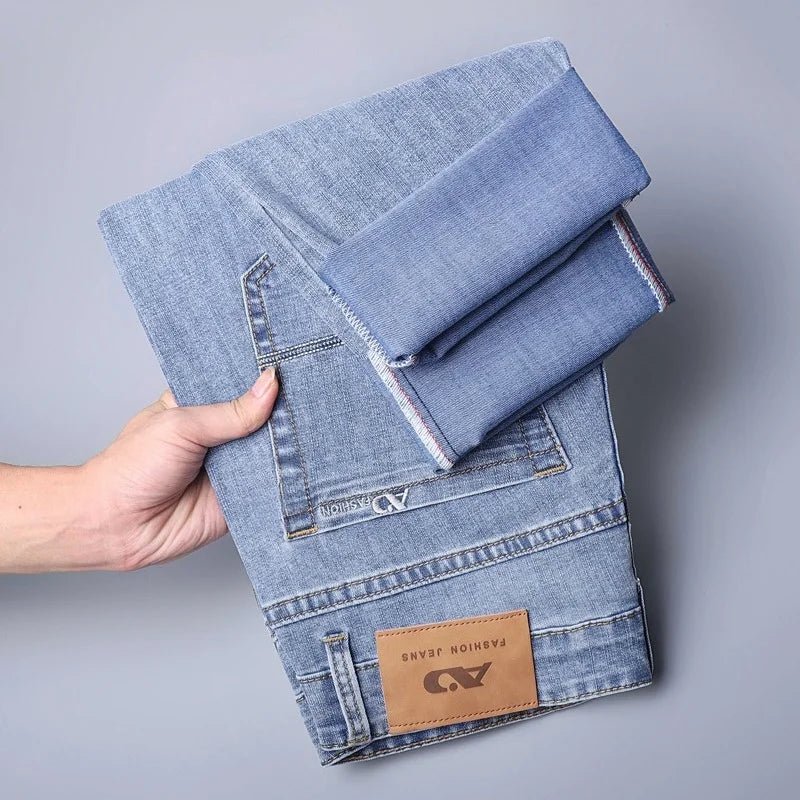 Men's Slim Fit Straight Leg Comfort Jeans - Bennys Beauty World