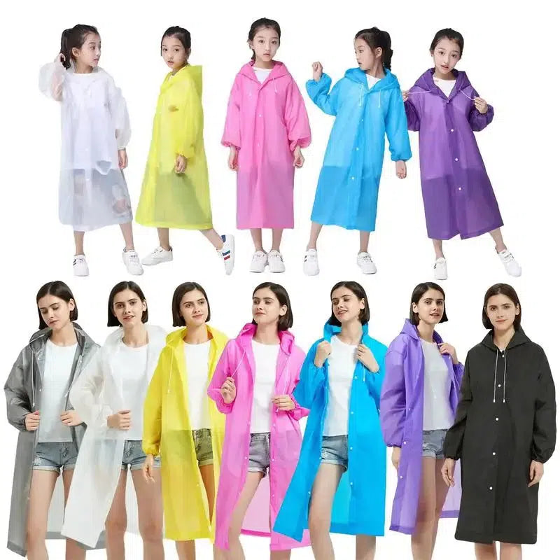 Waterproof Raincoat Reuseable EVA Rain Coat-Suit-Bennys Beauty World