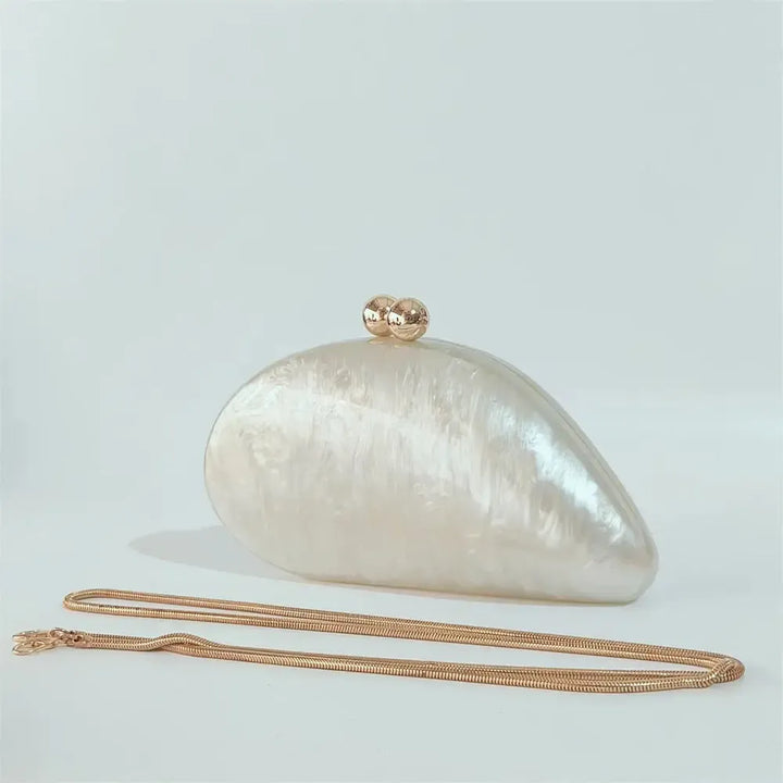 Acrylic Geometric Clutch Bag – Women&