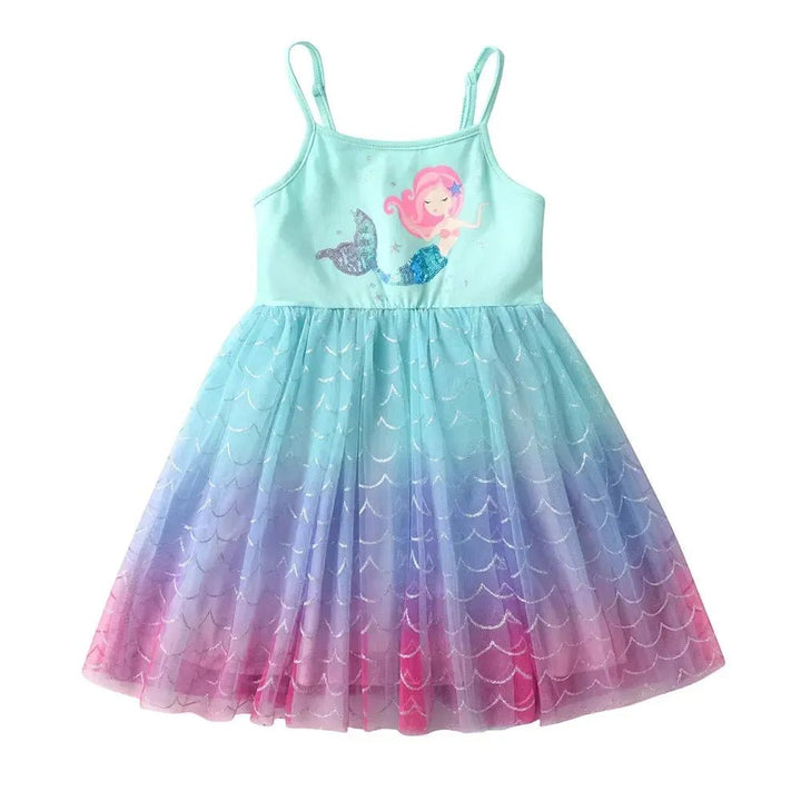VIKITA Girls Mermaid Princess Dress - Bennys Beauty World