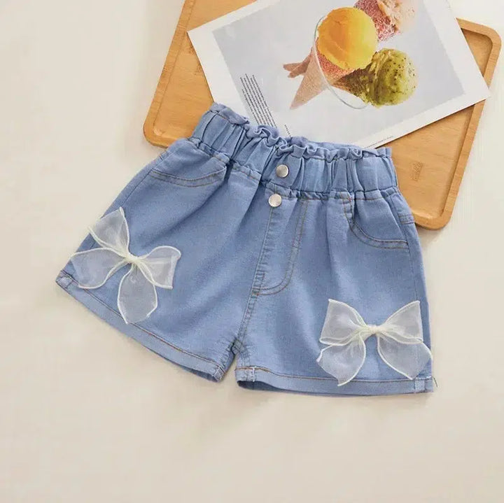 Summer Casual Clothes Solid Baby Denim Pants-kids clothing-Bennys Beauty World