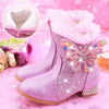 Princess Ankle Boots Plus Velvet Cotton Boots For Children-Shoes-Bennys Beauty World