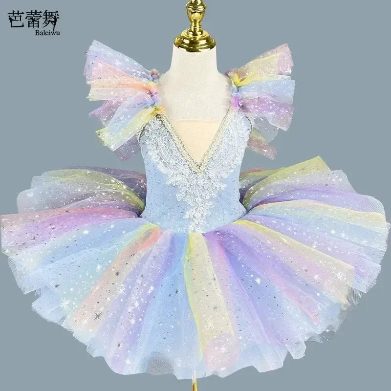 Girls Sequined Tutu Dance Dress – Princess Costume - Bennys Beauty World