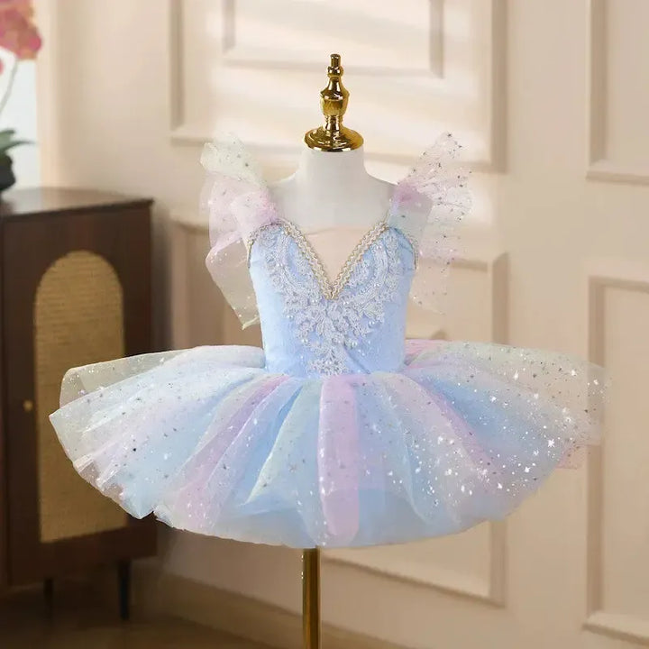 Girls Ballet Tutu Dress – Kids Dance Costume &amp; Princess Party Outfit-Dresses-Bennys Beauty World