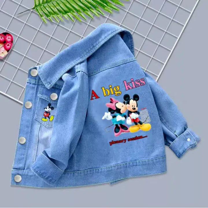 Cotton Baby Girls Denim Jacket-kids clothing-Bennys Beauty World