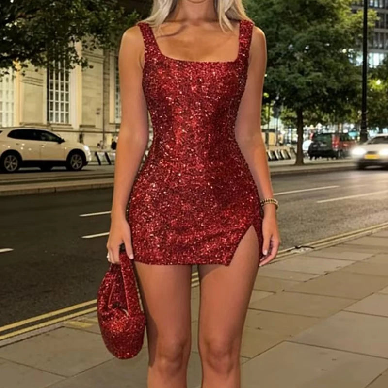Women's  Sequin Diva Bodycon Mini Dress