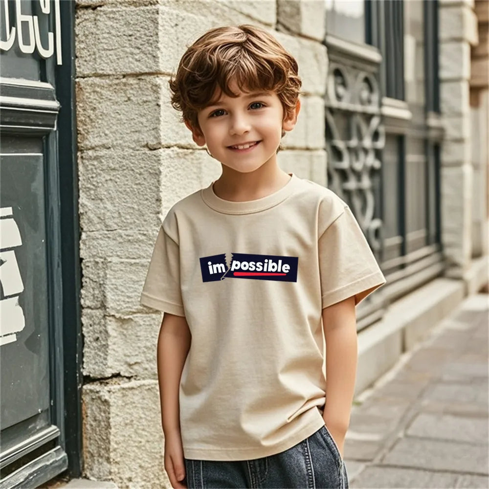 Kids Music Print T-Shirt | Short Sleeve DJ Tee