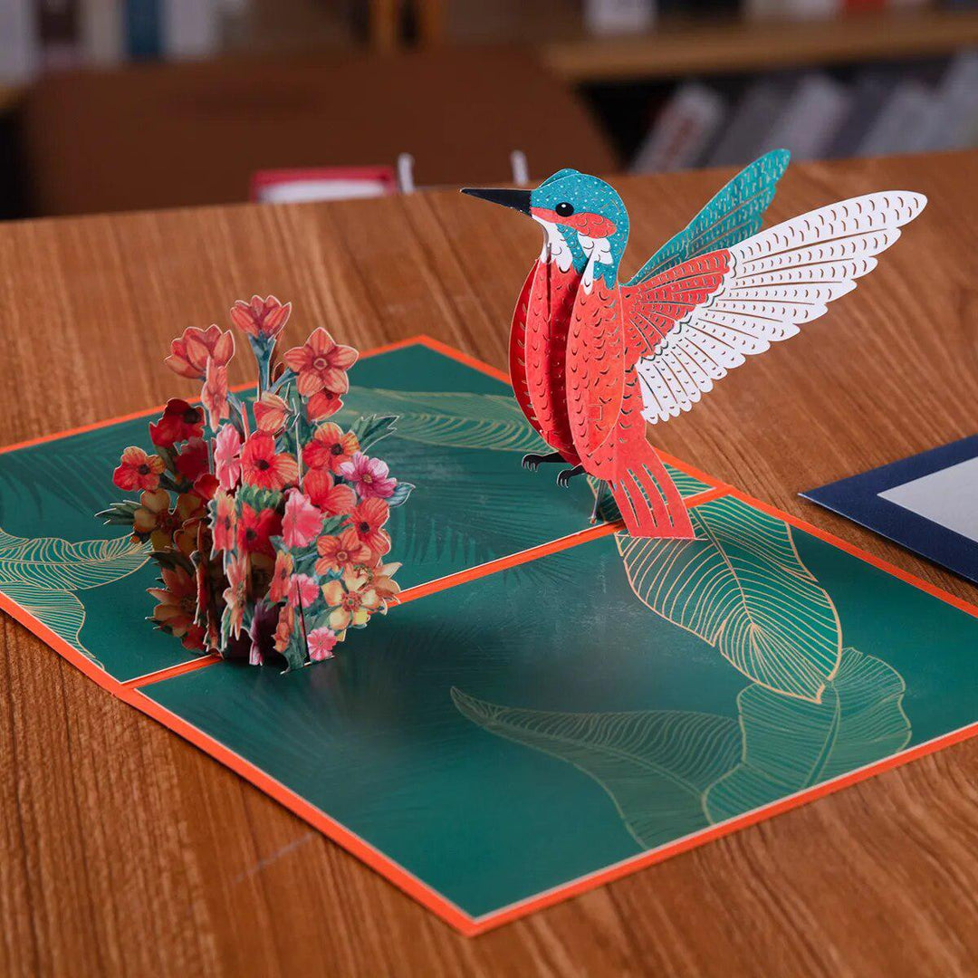 3D Hummingbird Pop Up Greeting Cards-Arlik interiors