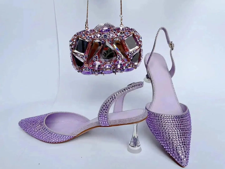 Lady Diamonds Evening Clutch Purse Bag-purse-Bennys Beauty World
