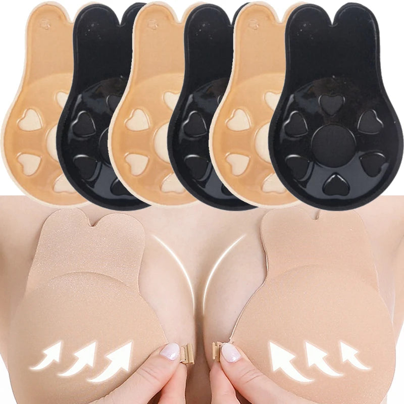 Invisible Breast Lift Underwear Silicone Fit Adhesive Bra Reusable