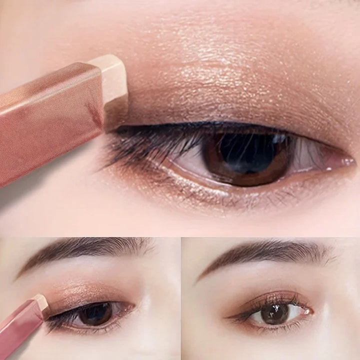 2 in 1 Pearly Highlighter Eyeshadow Stick Glitter Eyeshadow Eyeliner Stick