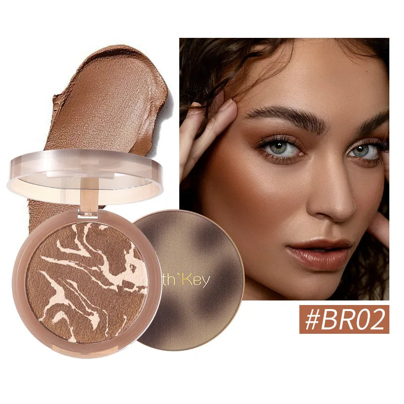 Matte Cement Brown Facial Contouring 3D Makeup