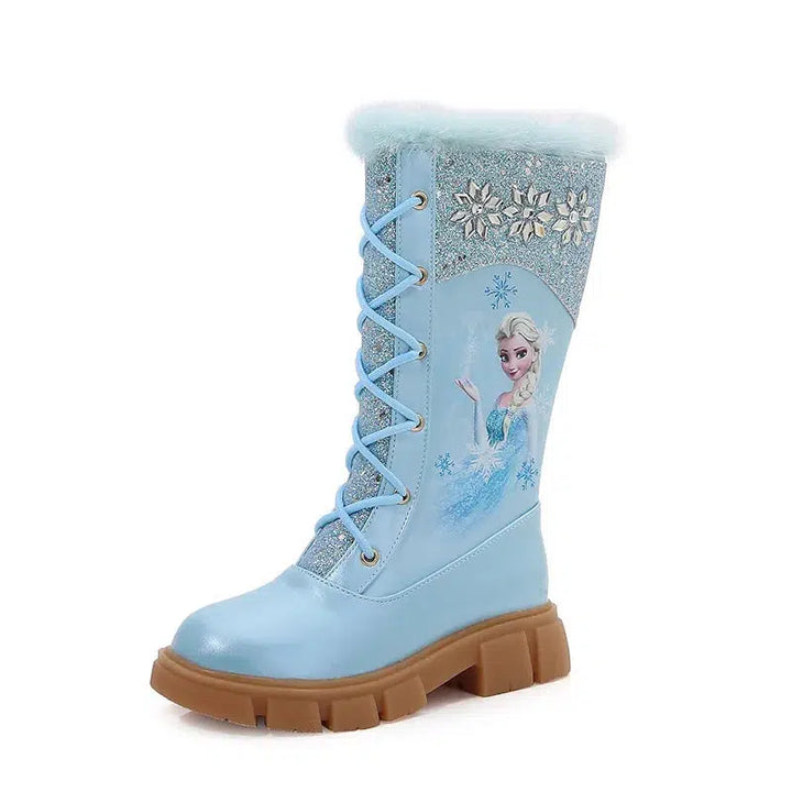 Girls' Princess Frozen Fashion Boots-Bennys Beauty World