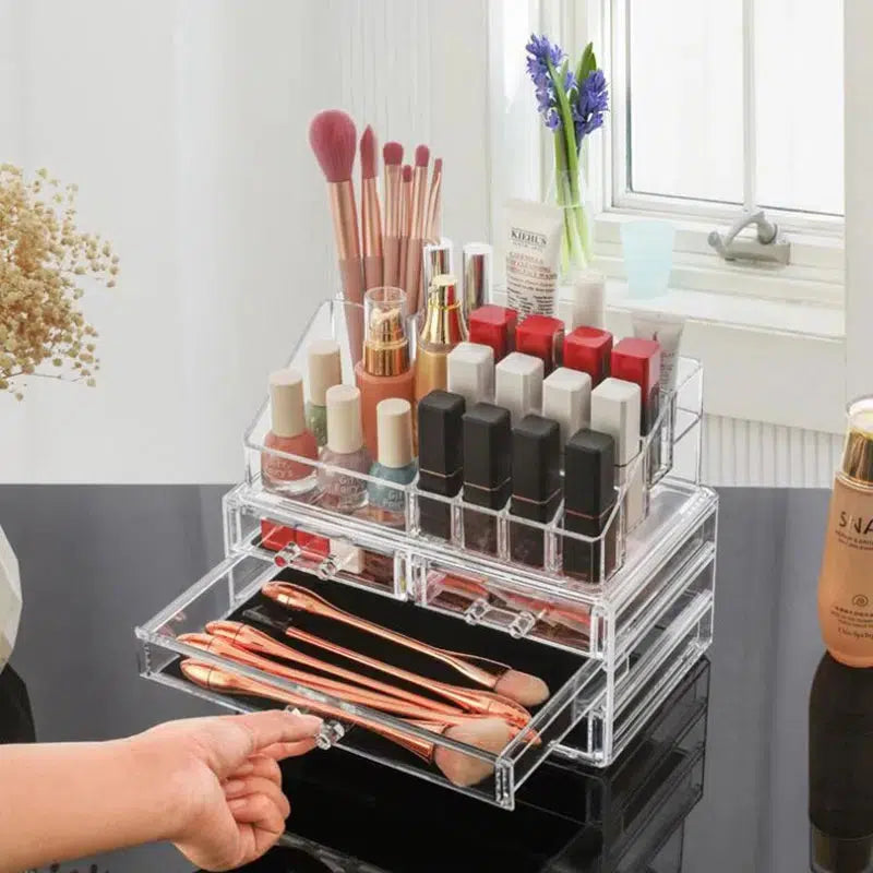 Acrylic Organizer For Cosmetics Makeup Organizer-Storage & Organization-Arlik interiors