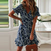 Summer Dress Women Long Sleeve Short Dresses-Dresses-Bennys Beauty World