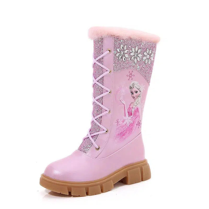 Girls' Princess Frozen Fashion Boots-Bennys Beauty World