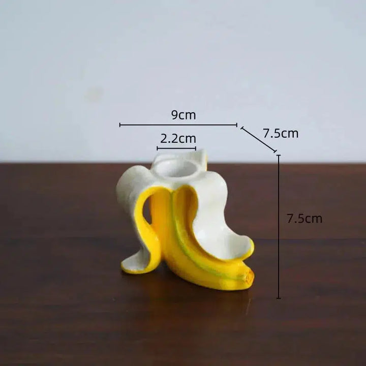 Ceramic Banana Candle Holders Home Decoration-Candle Holders-Arlik interiors