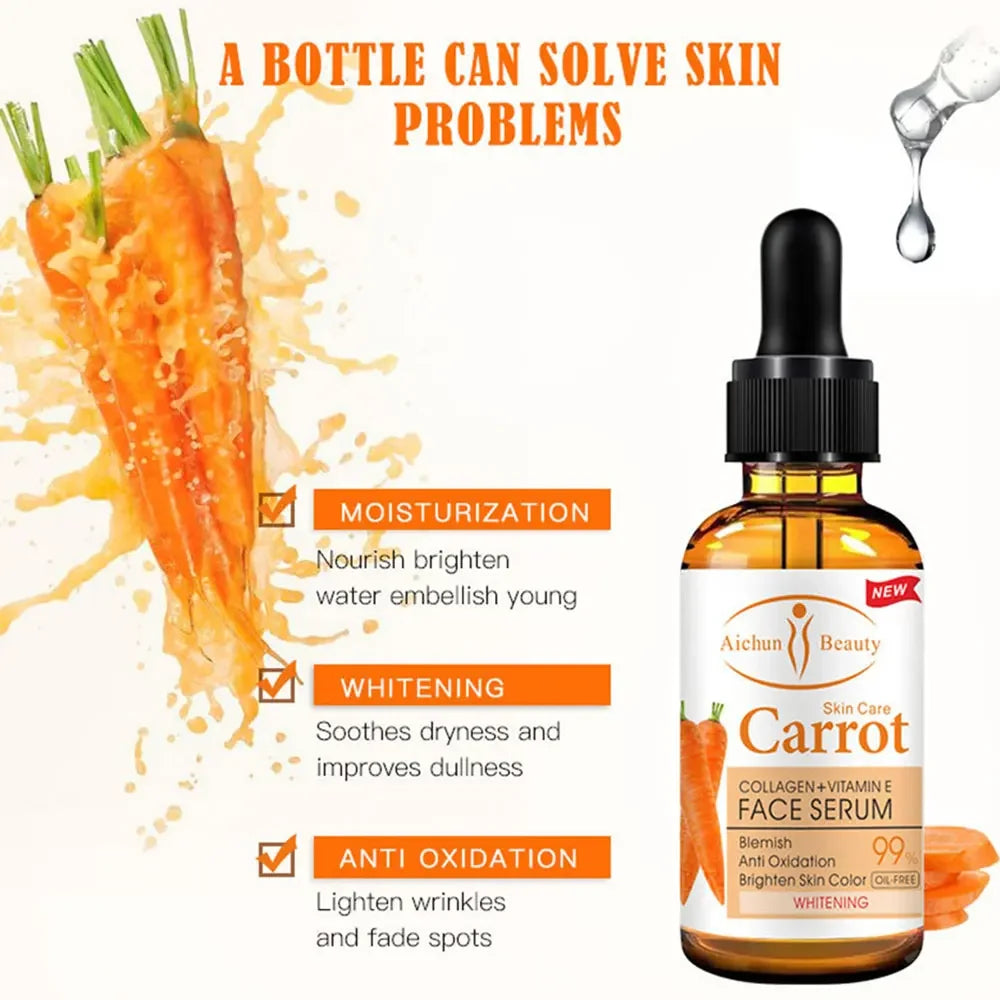 Lightening Beauty Collagen+Vitamin E Carrot Face Brightening Serum