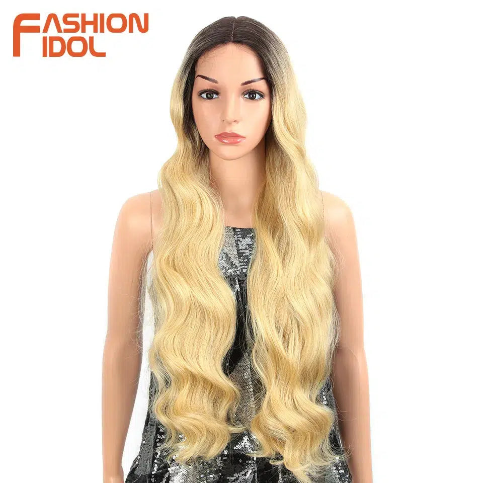 Deep Wave Wigs Synthetic Lace Front Wigs-Wig-Bennys Beauty World