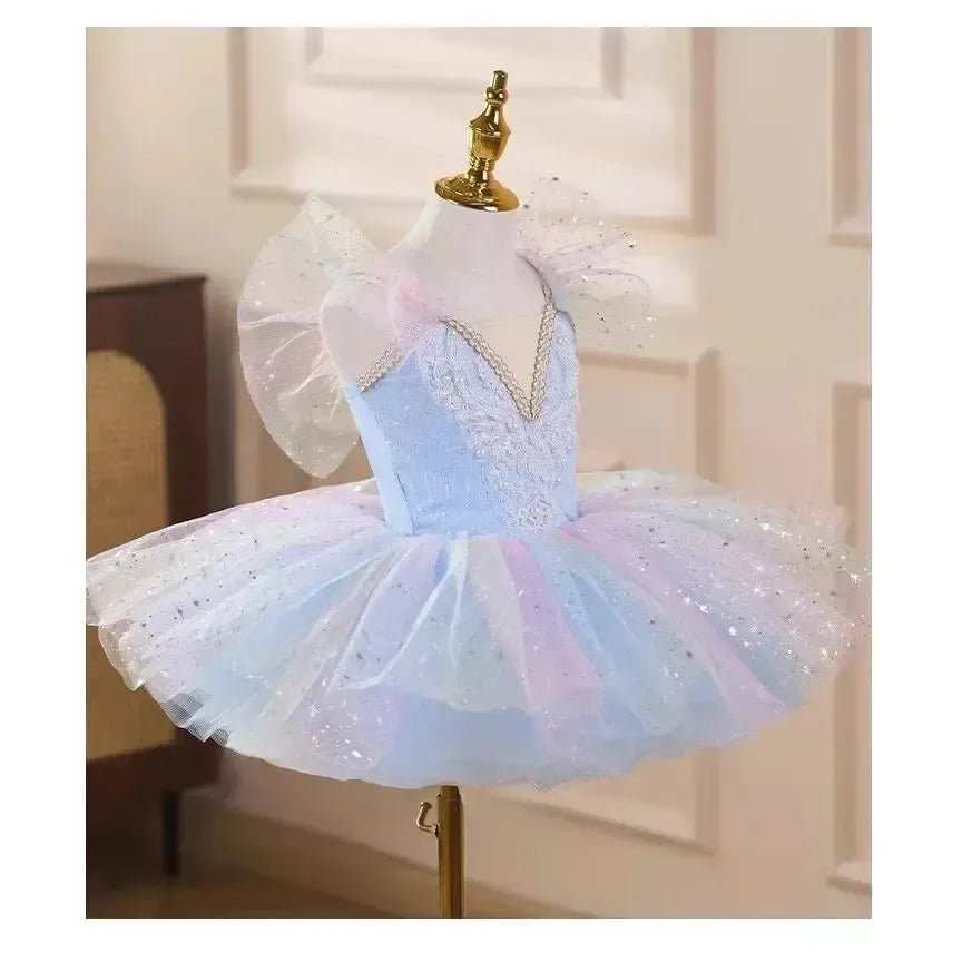 Girls Sequined Tutu Dance Dress – Princess Costume - Bennys Beauty World