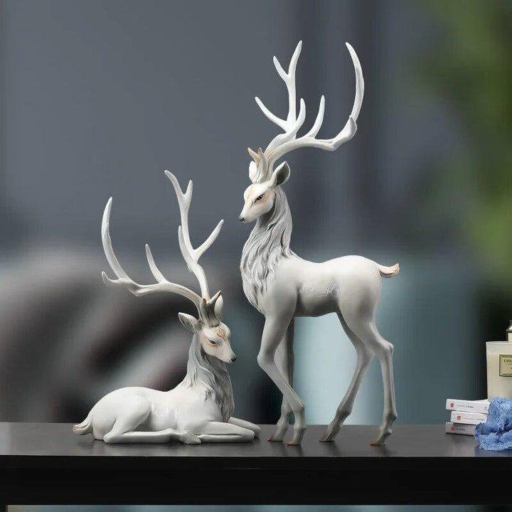 Livingroom Elk Statue Ornaments-Arlik interiors