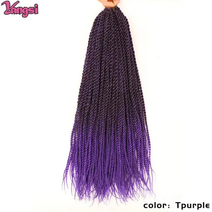 Full Star Pre-Twisted Crochet Braids – 30 Strands/Pack Synthetic Ombre Braiding Hair-braids-Bennys Beauty World