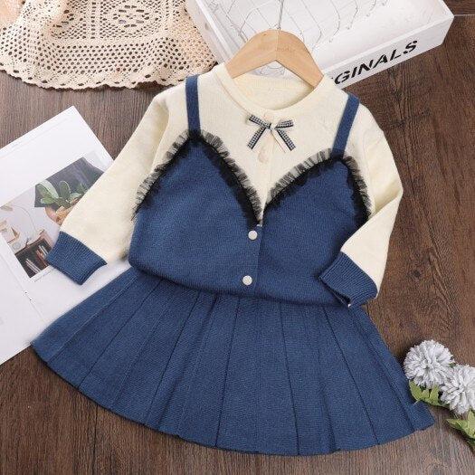 Kids Winter Sweater Dress-Dresses-Bennys Beauty World