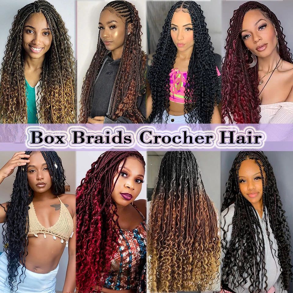 Boho Box Bohomian Braids Crochet Hair