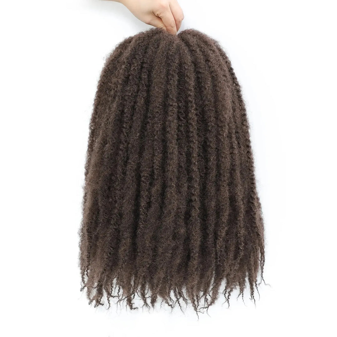 Karida 10-18 Inch Marley Twist Braiding Hair – Kinky Curly Synthetic Crochet Hair-crochet hair-Bennys Beauty World
