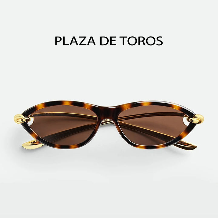 PLAZA DE TORS Cat Eye Sunglasses – UV400 &amp; Anti-Reflective Women&