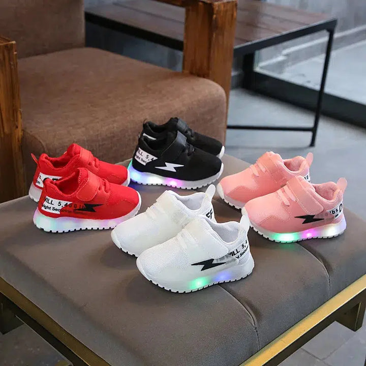 LED Kids Sneakers Boys And Girls Casual Shoes-Shoes-Bennys Beauty World