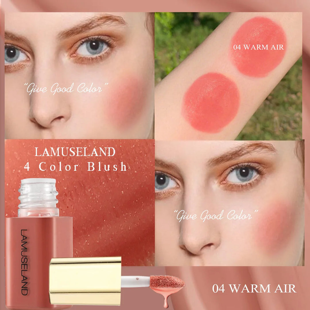 Three-colour Blush Natural Color
