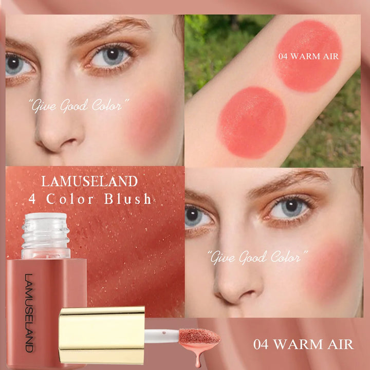 Three-colour Blush Natural Color