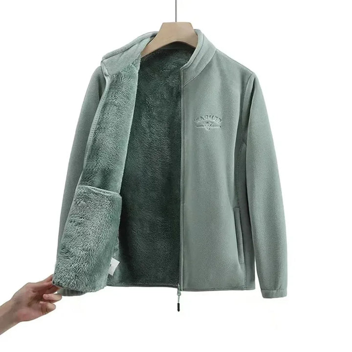 Women's Wool Liner Coat Winter Loose-Fit Full Sleeve  Coat