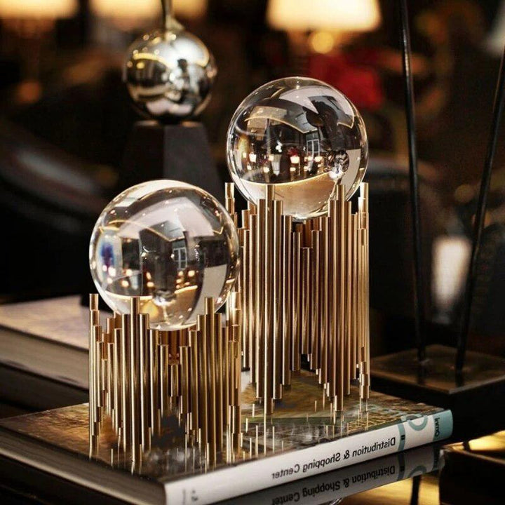 Nordic Light Luxury Style Crystal Ball Decor-Decor-Arlik interiors